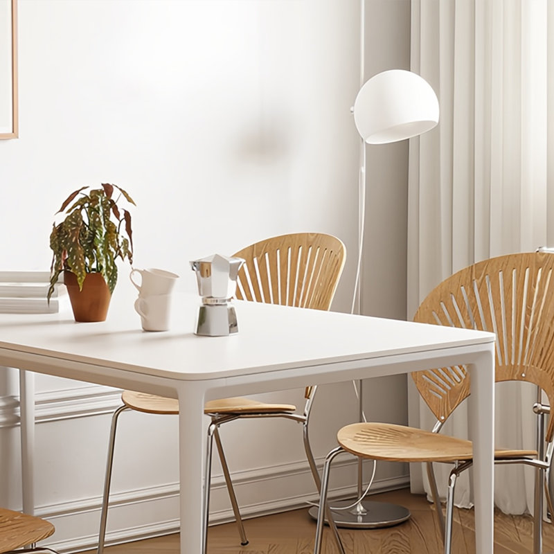 Table et chaise de salle à manger simples et pratiques, H 29,1 po x L 62,9 po x l 31,4 po