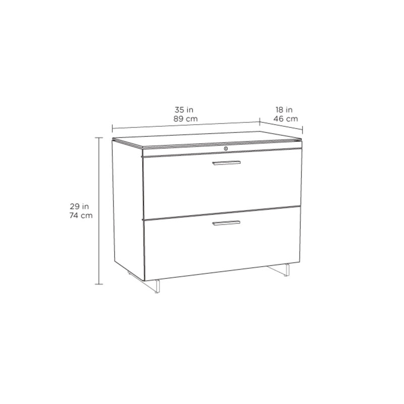 Centro 2 - Drawer File Cabinet