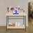 31.5" 3-Tier Rolling Computer Desk Modern Simple Computer Desk Flexible Home Office Desk Anti-Slip Free Standing-1042422742-1042422747