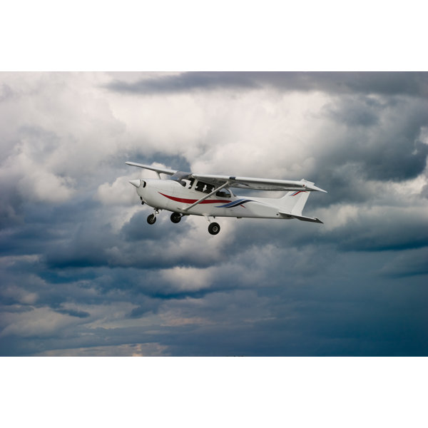 17 Stories Cessna In The Sky (cool Colors) by Jondpatton - No Frame Art ...