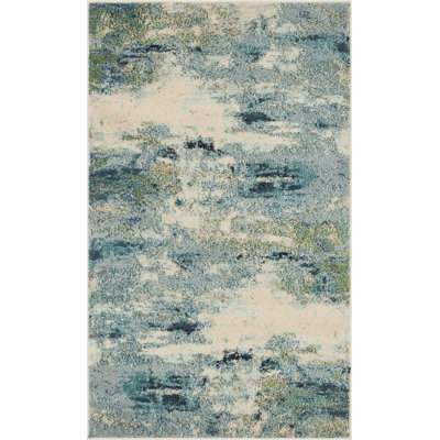 Keimar Washable Abstract Indoor Rug