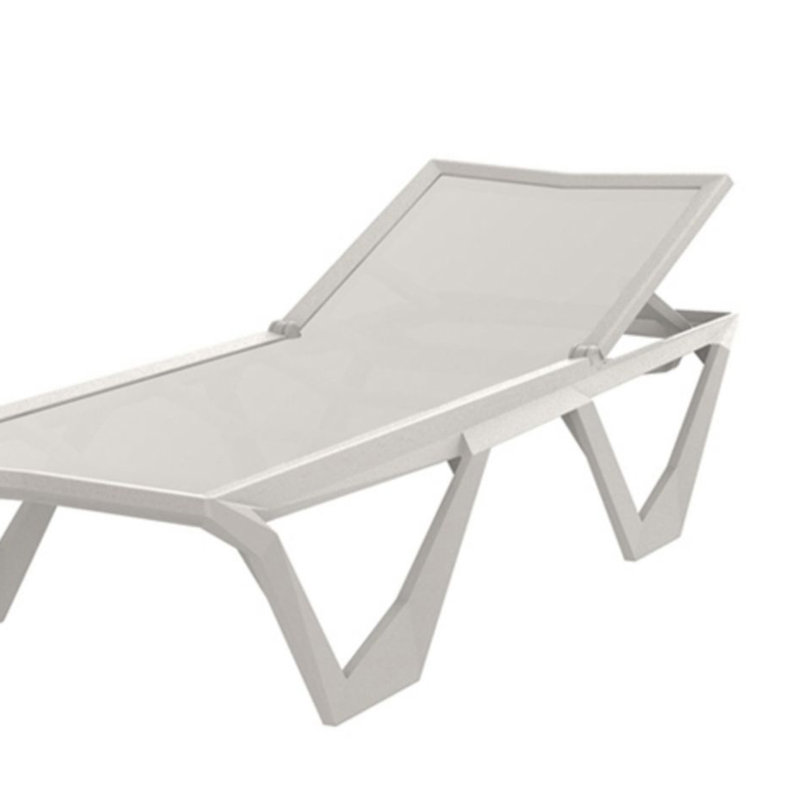 Chaise longue d'extérieur ajustable