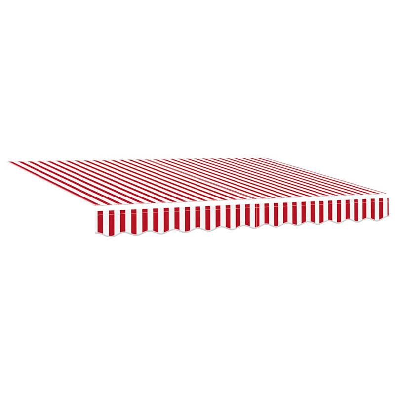 Retractable Awning, 300 cm W x 250 cm D, White/Red/Anthracite