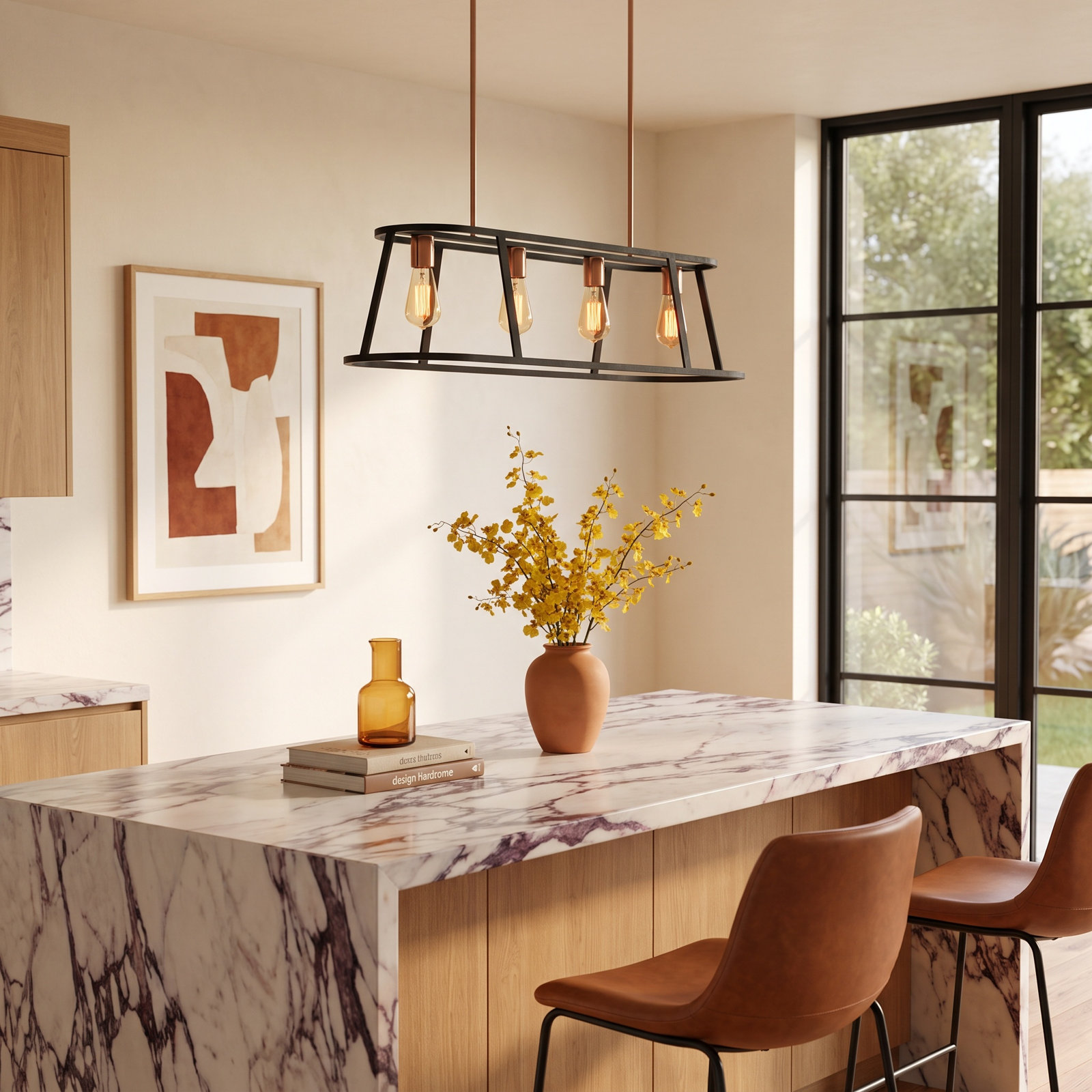 Brielle Dimmable 4 - Light Pendant