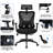 Illman Ergonomic Computer Chair with Multi-adjustable Headrest-87944439