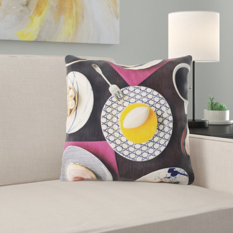 Microsuede Throw Pillow