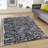 Abstract Geo Pattern Non-Woven Thin Type Printed Rug Ideal for Stylish Modern Home Decor-1436149400