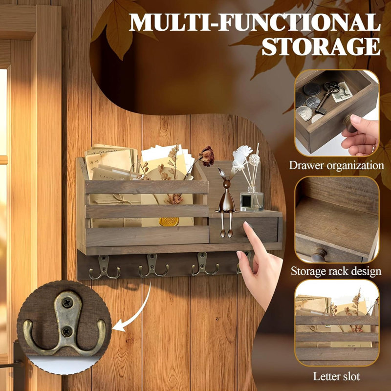 Wood Wall Organizer
