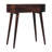 Caramel Rounded Small Console Table-108808790