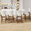 Ensemble de 2 tabourets de bar Mid-Century modernes de 40,4 pouces avec dossier, revêtus de lin, pour la cuisine et la salle à manger, beige-1338027042-1338027040