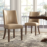 Astrid 19.5H Faux Leather Upholstered Side Chair