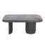 Table basse en bois avec plateau de table découpé - 40 po x 24 po x 16 po - Noir