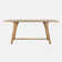 Weon Counter Height 79" Solid Wood Trestle Dining Table