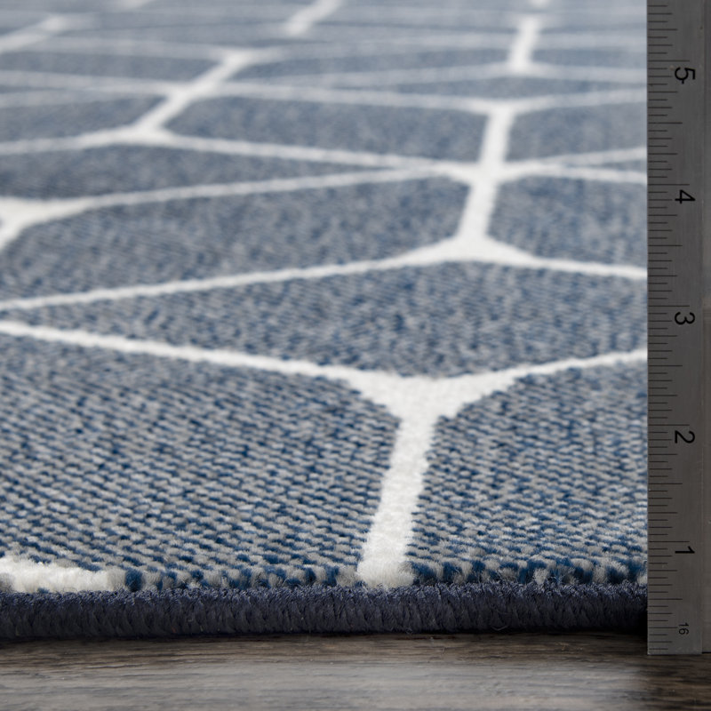 Tapis bleu Corrigan Studio®, Rectangle 4 pi x 6 pi