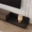  Meuble télé extensible en bois manufacturé l 74,87 po Carmavy avec tiroirs de rangement et tablette ouverte-110455209