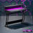 Tajolosa Metal Base Computer Desk with Power Outlet