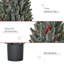 Arbre de Noël artificiel miniature 18 po