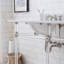 Empire Stone Oval Console Bathroom Sink with Faucet and Overflow-396047652