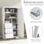 Bureau de salle de bain 3 tiroirs blanc
