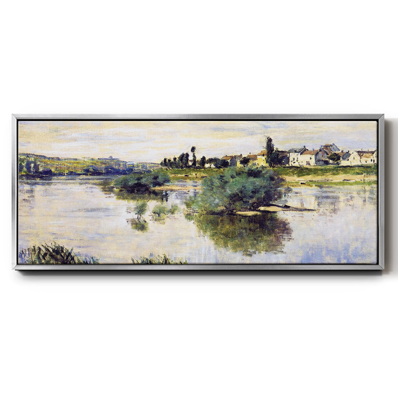 La seine à Lavacourt, 1878 - Toile encadrée