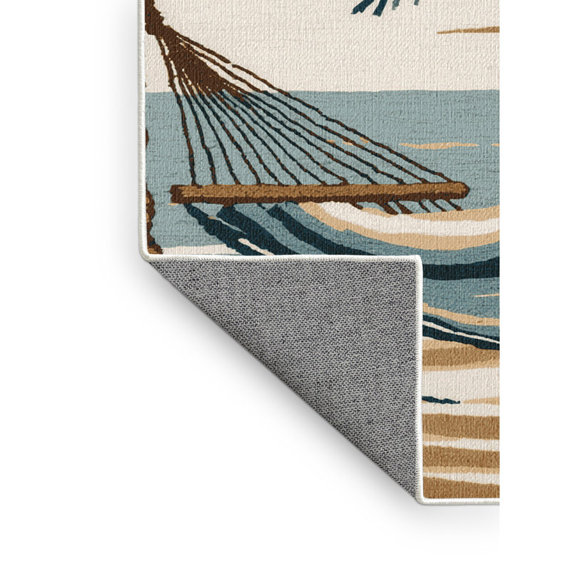  Tapis côtier lavable et hamac, Rectangle 4pi x 6 pi