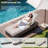 Pecofarm 6-Piece All-Weather Outdoor Conversation Set With 5" Thick Cushions, 5-Position Adjustable Patio Recliner And Side Table-124199638