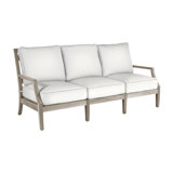Haley Teak Patio Sofa with Cushions