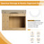 Meuble-lavabo simple Marnar 28 po avec comptoir en céramique, meuble-lavabo mural avec lavabo en céramique-1676833062-1676833063
