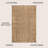 Eastmont Pata Hand Woven Chunky Jute with Fringe Natural Rug-1920324518