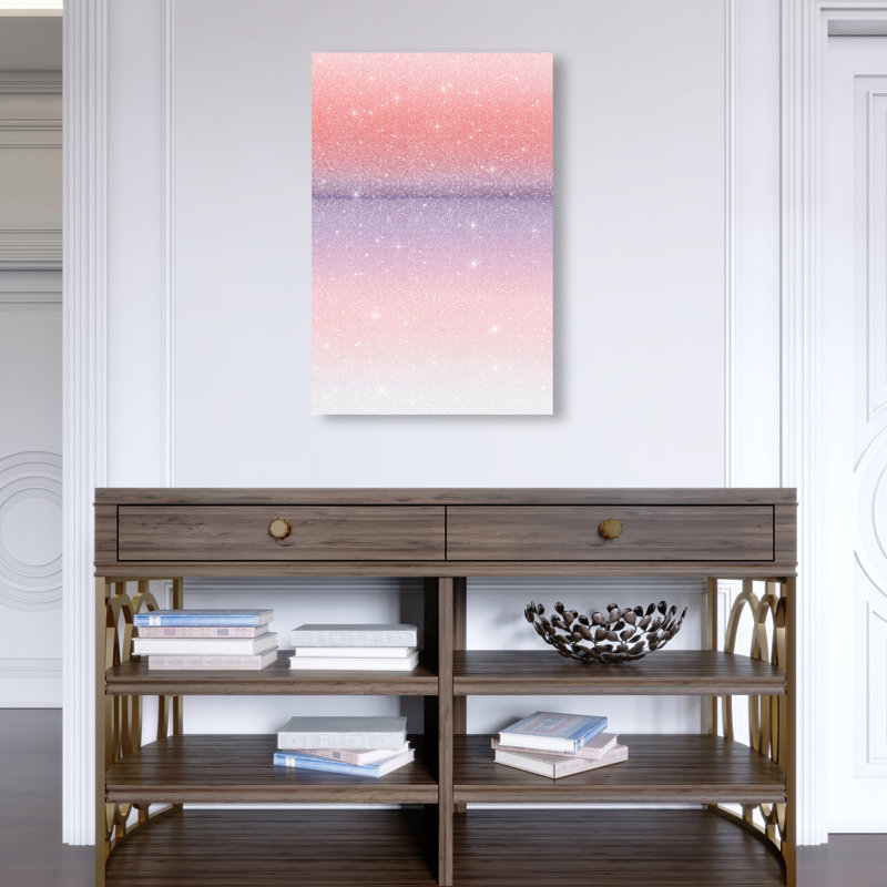 Peach Coastline II Print by Oliver Gal, 15"H x 10"W, Gallery Wrapped