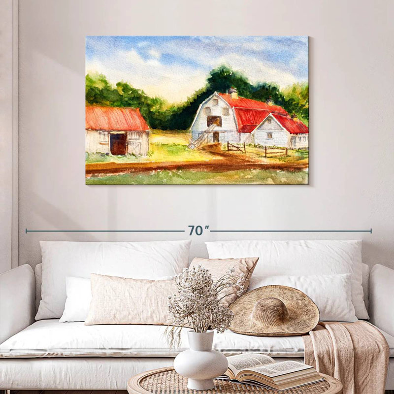 Alvord Barns, 30" H x 45" W