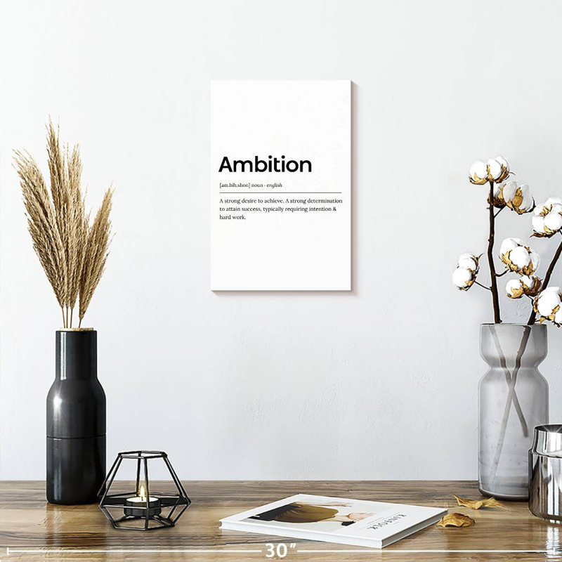 Ambition Definition Light, 12" H x 8" W