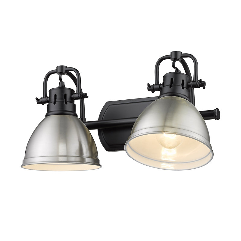 Lyndee 2 - Light Dimmable Vanity Light, Pewter, Matte Black