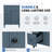 Durable Modern Vanities With Storage, Solid Wood Mdf Cabinet, Blue Gray