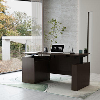 Adjustable Height Executive Desk