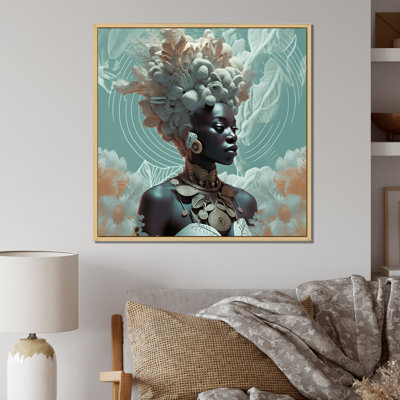 Orisha Osunmare, gracieuse déesse africaine sur toile
