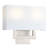 Chrisitne 2-Light Dimmable Metal Armed Sconce with Fabric Shade-92719225-115674204