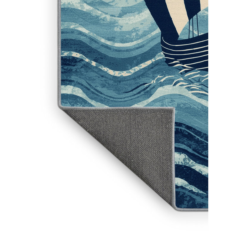 Tapis nautique doux et moelleux Edens Viking, 8 x 10