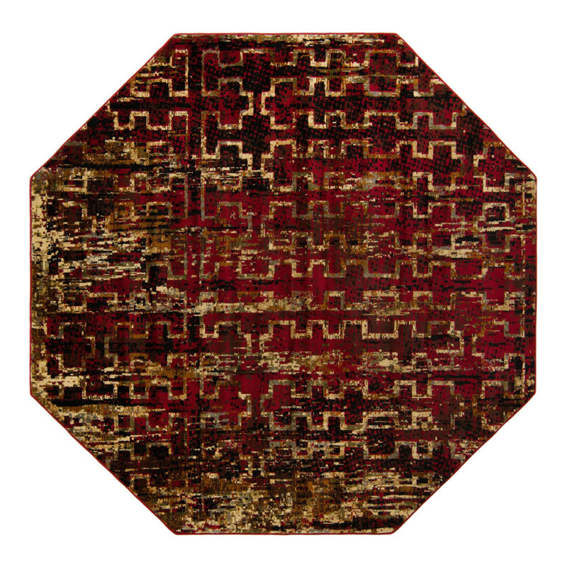 Knowle Geometric Indoor Rug, Octagon 5'3" x 5'3"