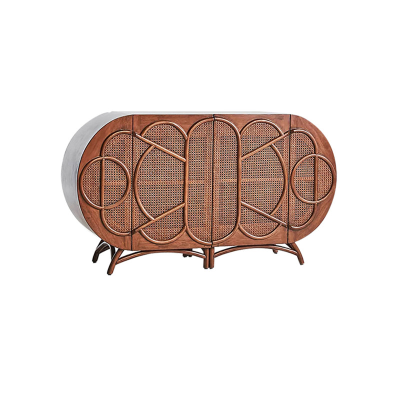 Buffet simple et élégant, Brun