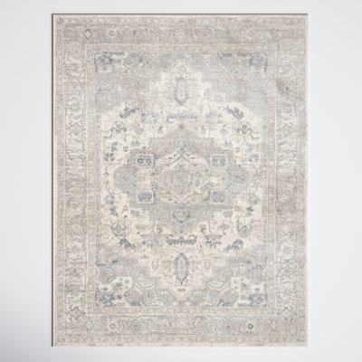 Aurich Oriental Ivory/Gray Area Rug