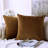 Solid Velvet Reversible Pillow Cover-2041353562-2044397496