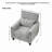 Clorice Classic Mid-Century Modern Armchair with Nailhead Trim-118229176