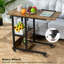 80cm W Metal Bedside Table