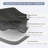 Patented Dual-Layer Foam Chair Cushion Silicone Non-Slip Base with Fixing Straps 17x16 Inch