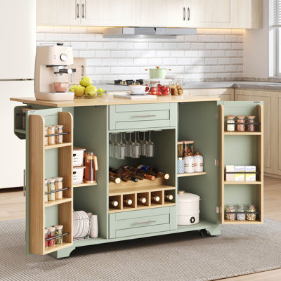 120 cm W Kitchen Cart with Top