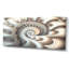 «Lilya White Fractal Spiraling II», reproduction sur toile-87372937-135244596