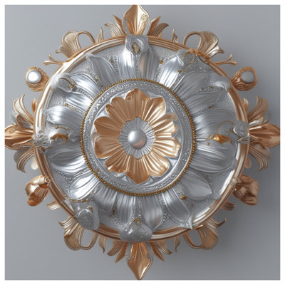 Édredon or et argent