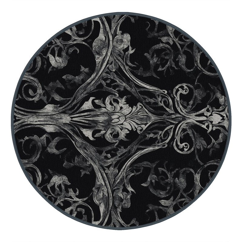 Smoky Shadow Rug, Round 5'