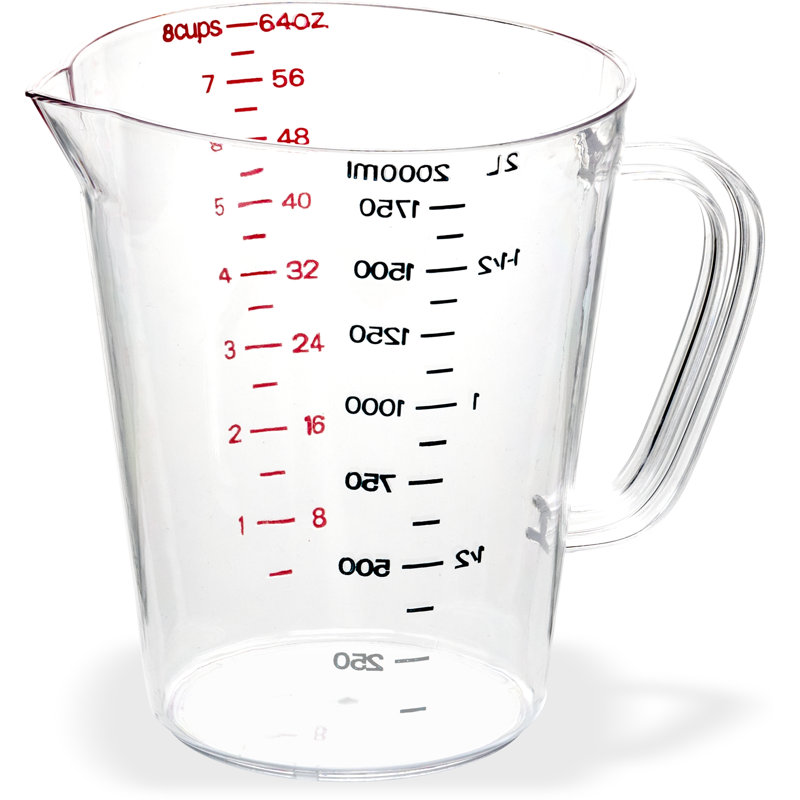 Tasse de mesure en plastique 8 gobelets carlisle food service products